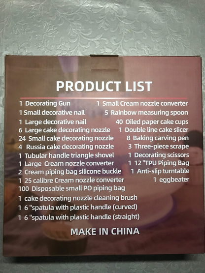 207-Pc Cake Decorating Set