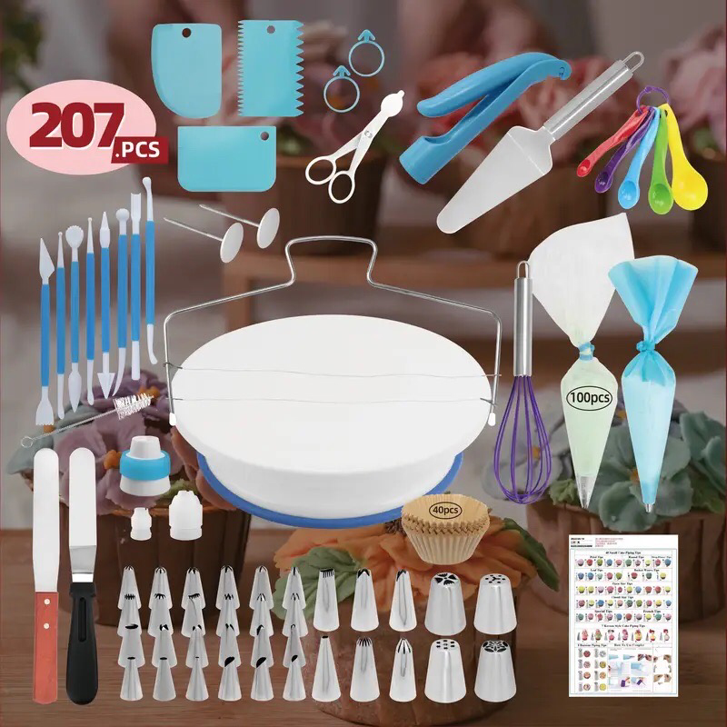 207-Pc Cake Decorating Set