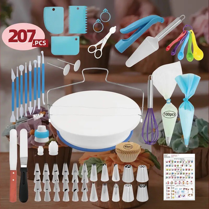 207-Pc Cake Decorating Set