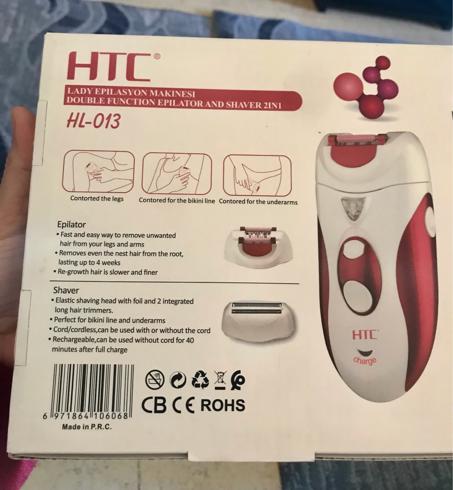 2-in-1 Epilator (HL-013)