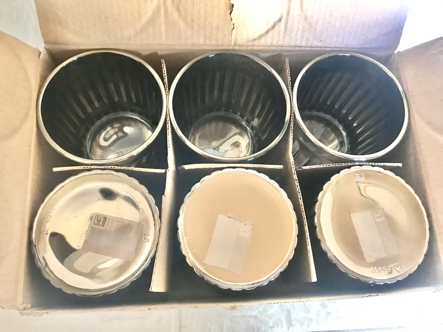 6Pc Regal Glass Cups