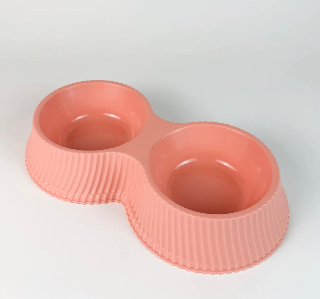 Pet Feeder Bowl (Pink)