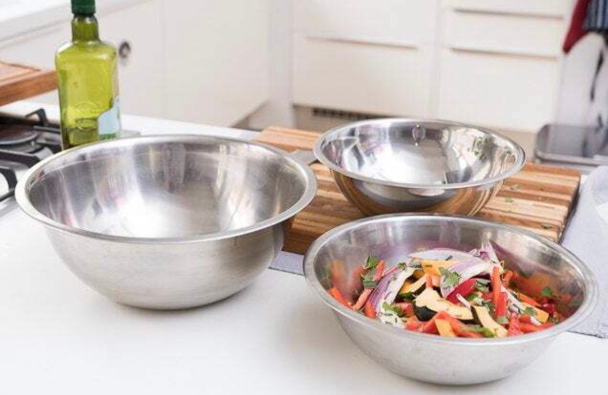 5-Pcs Stainless Bowls