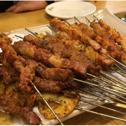 12-Pcs BBQ Skewers (Wooden Handle)
