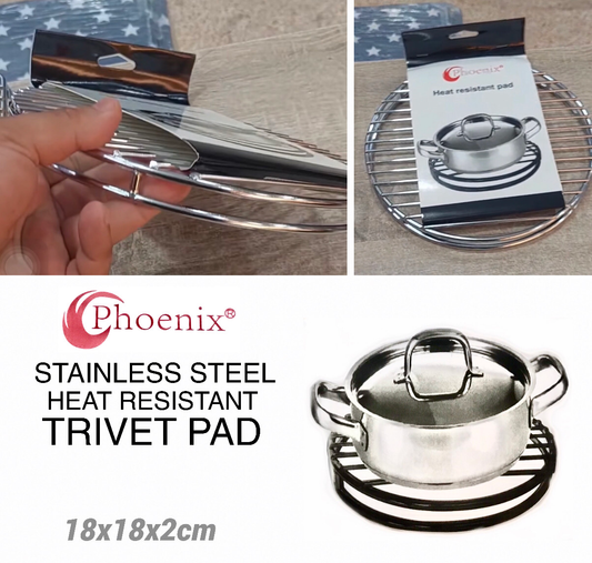 Metal Round Trivet (Black)