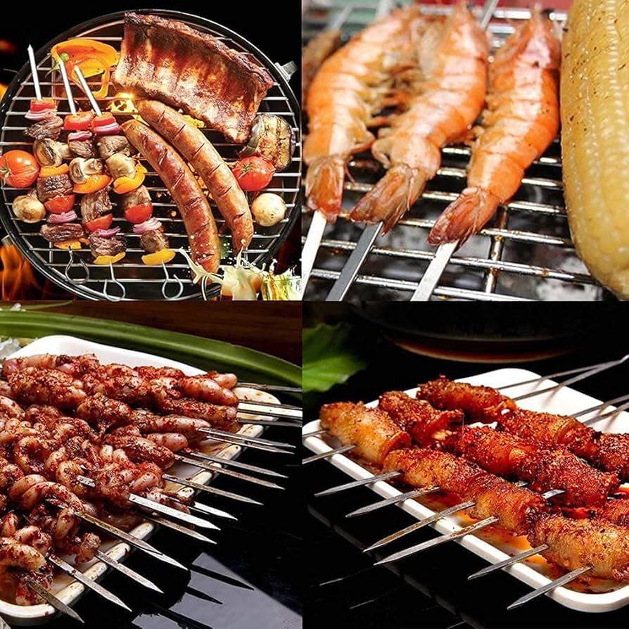 12-Pcs Flat Skewers