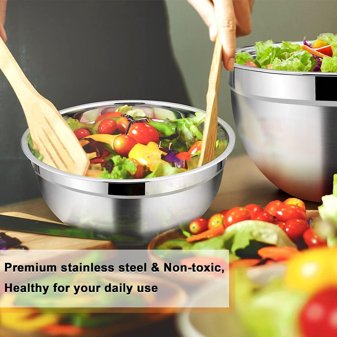 5-Pcs Salad Bowls