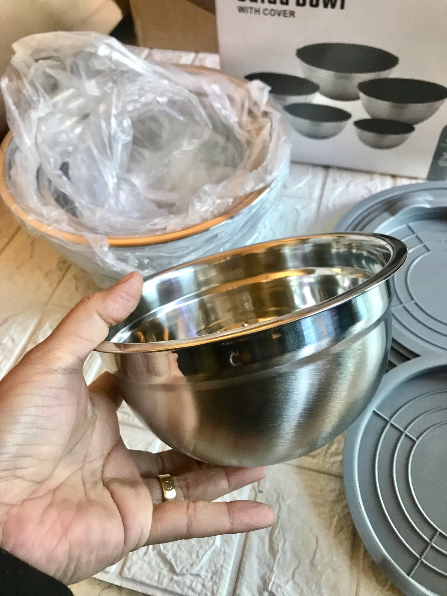 5-Pcs Salad Bowls