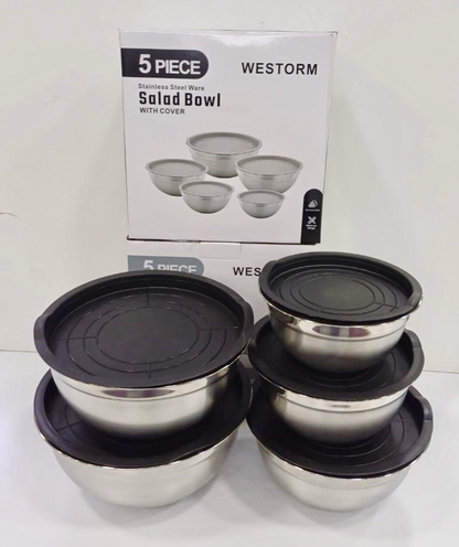 5-Pcs Salad Bowls