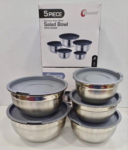 5-Pcs Salad Bowls