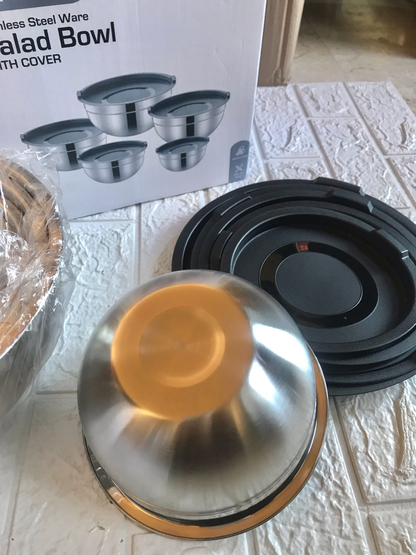 5-Pcs Salad Bowls