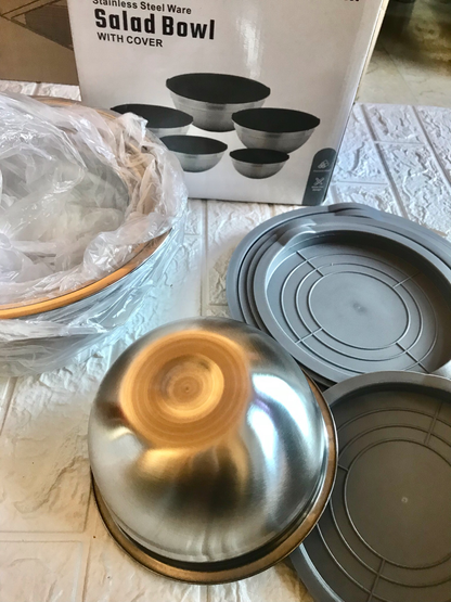 5-Pcs Salad Bowls