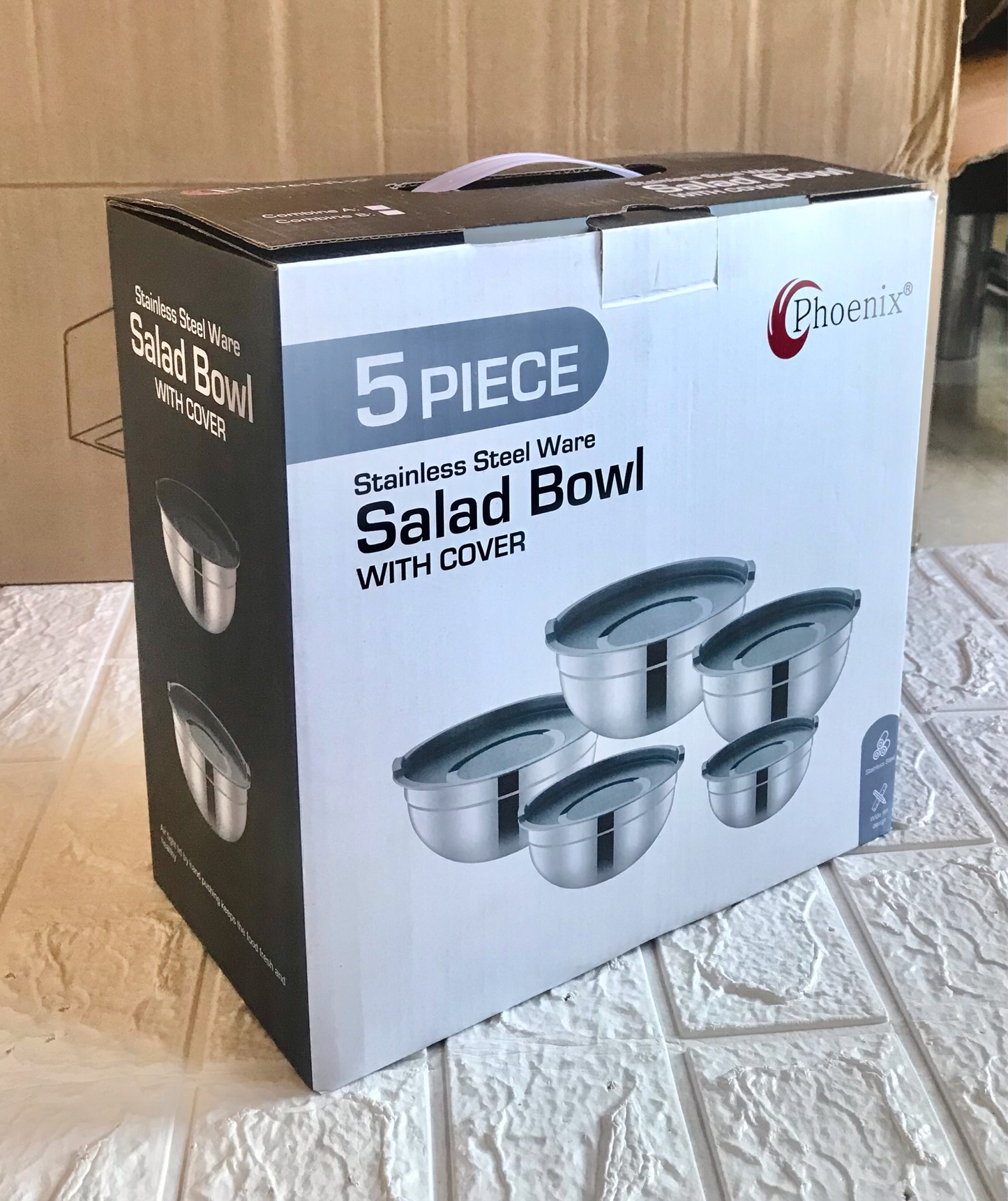 5-Pcs Salad Bowls