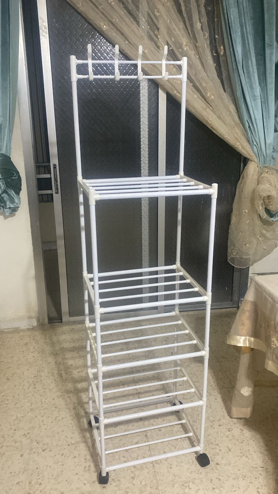 5-Layer Hook Rack (white)