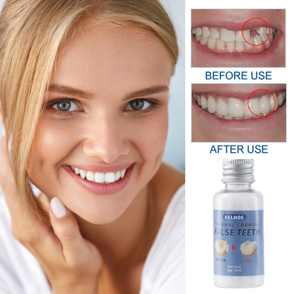 Moldable False Teeth