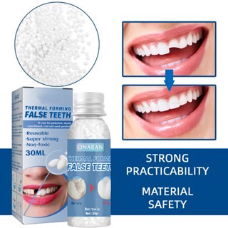 Moldable False Teeth