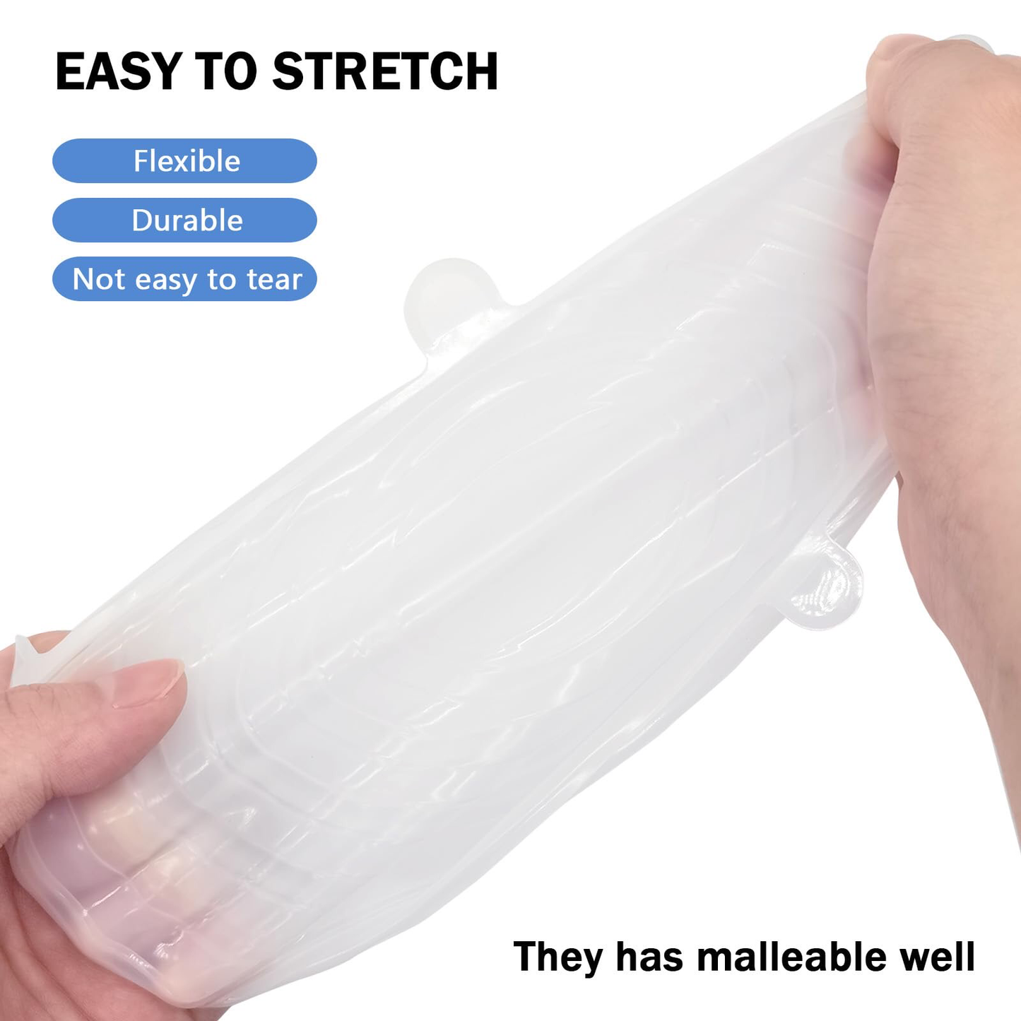 6-Pcs Silicone Lids