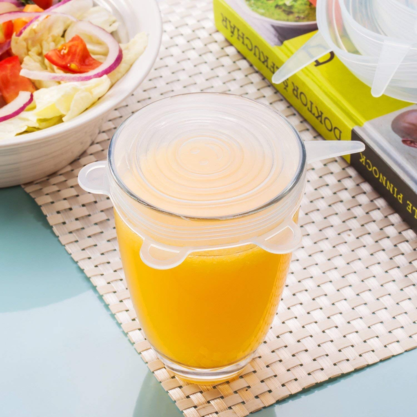 6-Pcs Silicone Lids