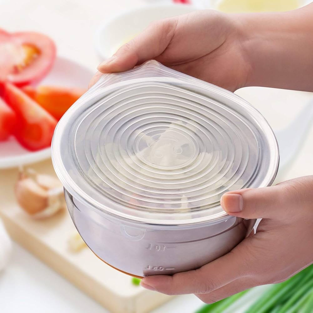 6-Pcs Silicone Lids