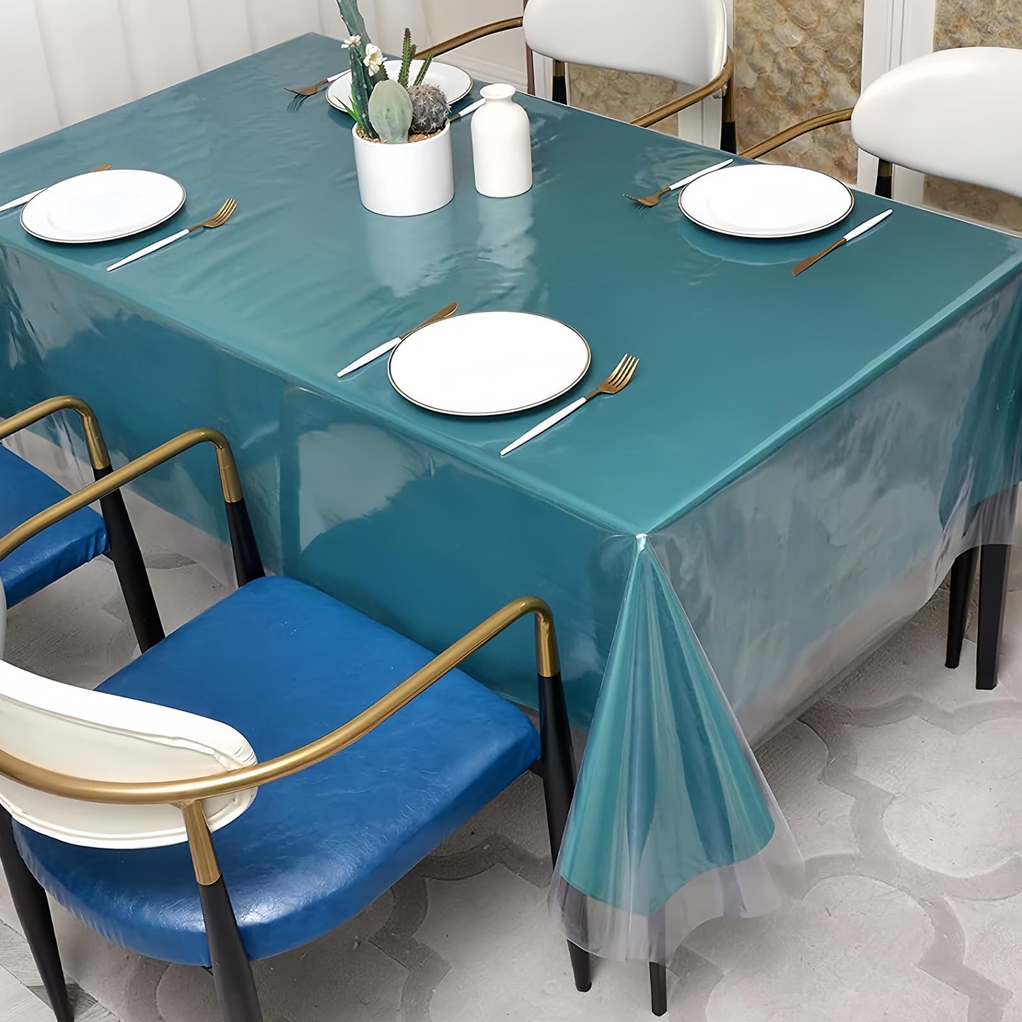 Clear Tablecloth