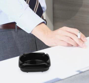 Black Melamine Ashtray