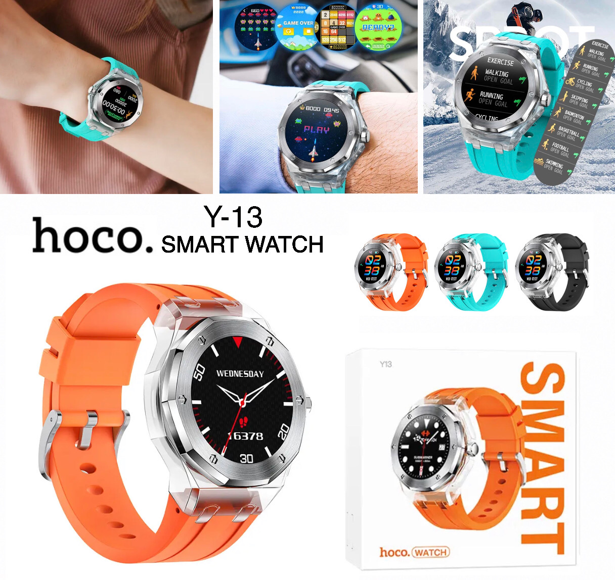 Smart Watch Y-13 (Blue)