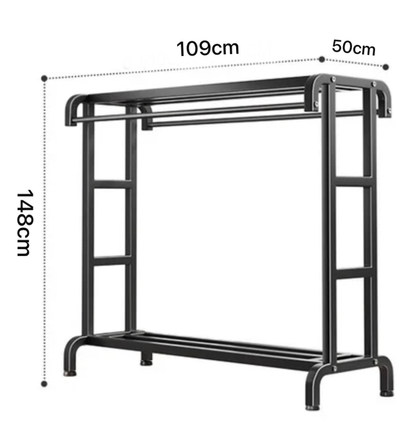 Double-Rod Rail