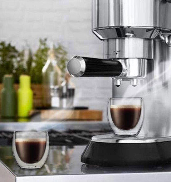 Double Wall Glass Cup 80ml X6