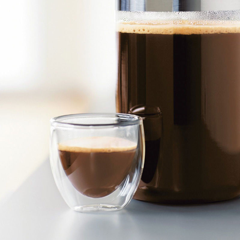 Double Wall Glass Cup 80ml X6