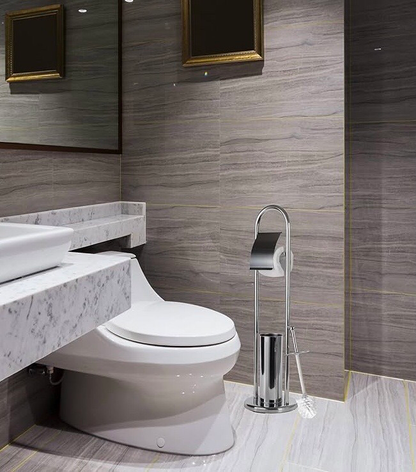 Toilet Brush & Paper Holder