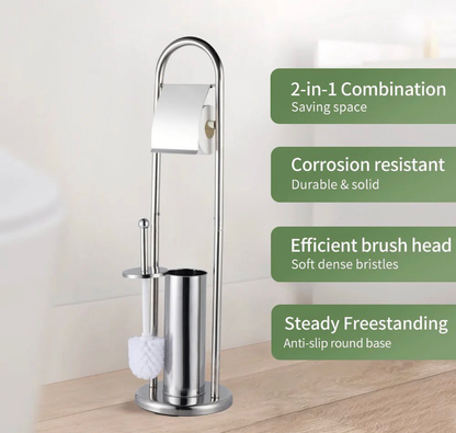 Toilet Brush & Paper Holder