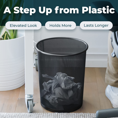 Metal Trash Bin