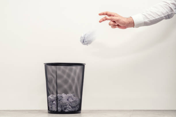 Metal Trash Bin