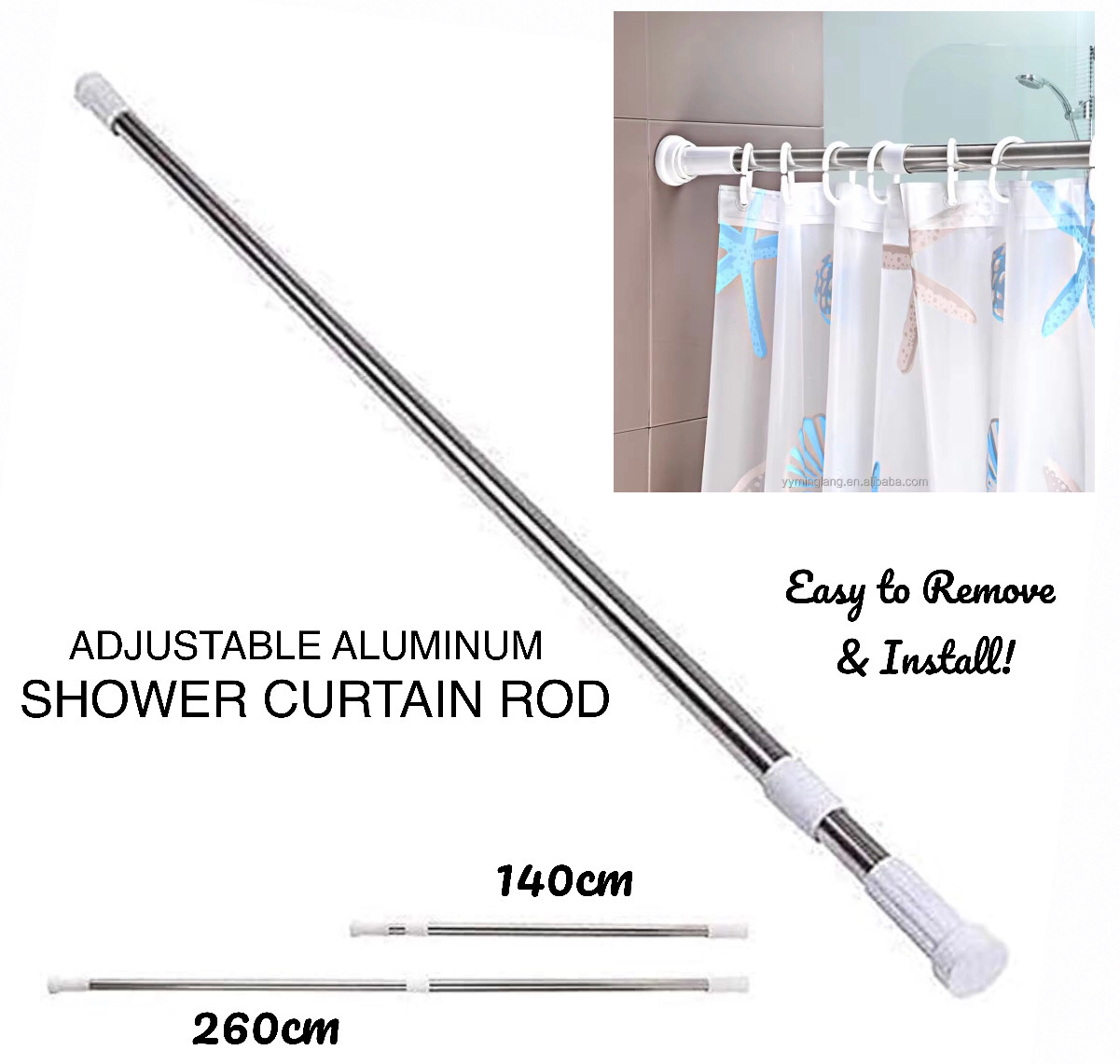 Shower Curtain Rod