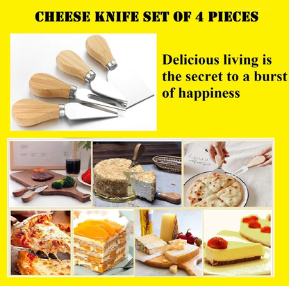 4-Pc Cheese Knives
