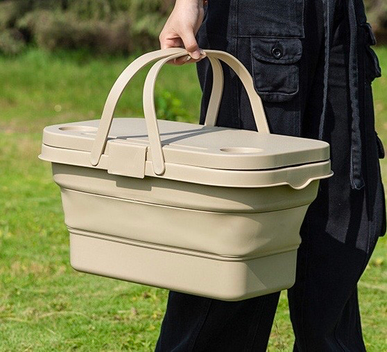 Folding Picnic Basket