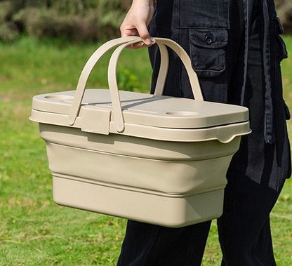 Folding Picnic Basket
