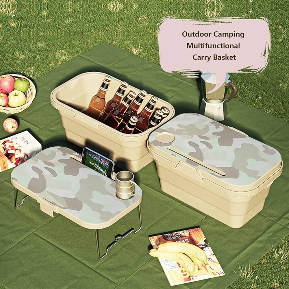 Folding Picnic Basket