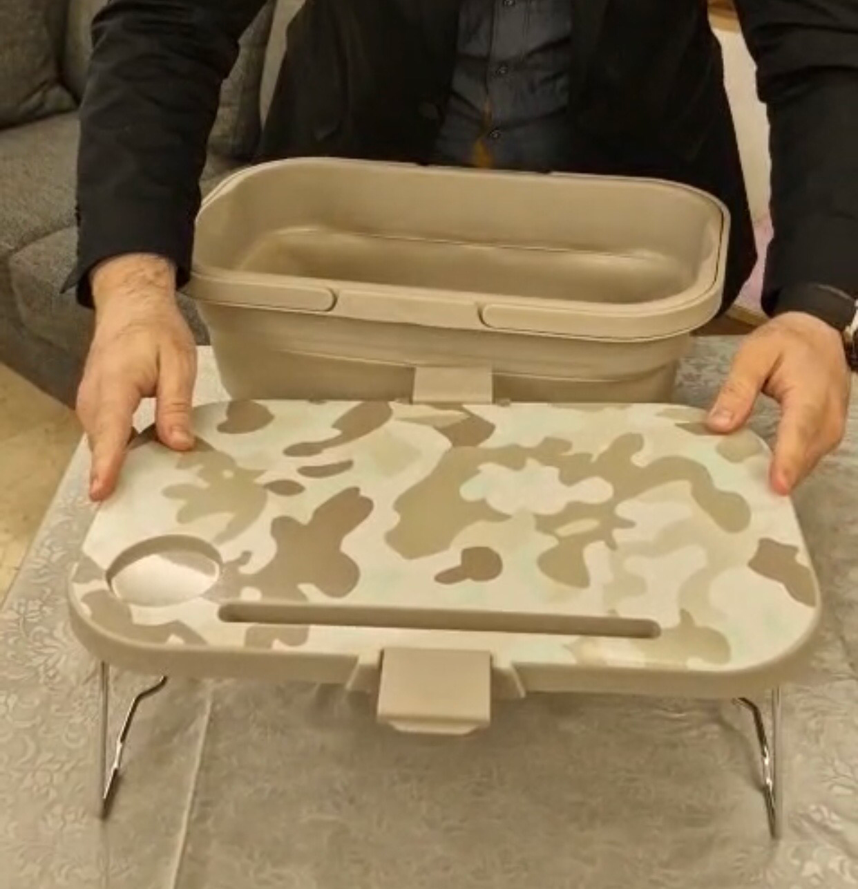 Folding Picnic Basket