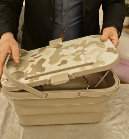 Folding Picnic Basket