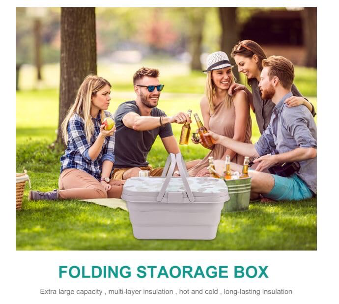 Folding Picnic Basket
