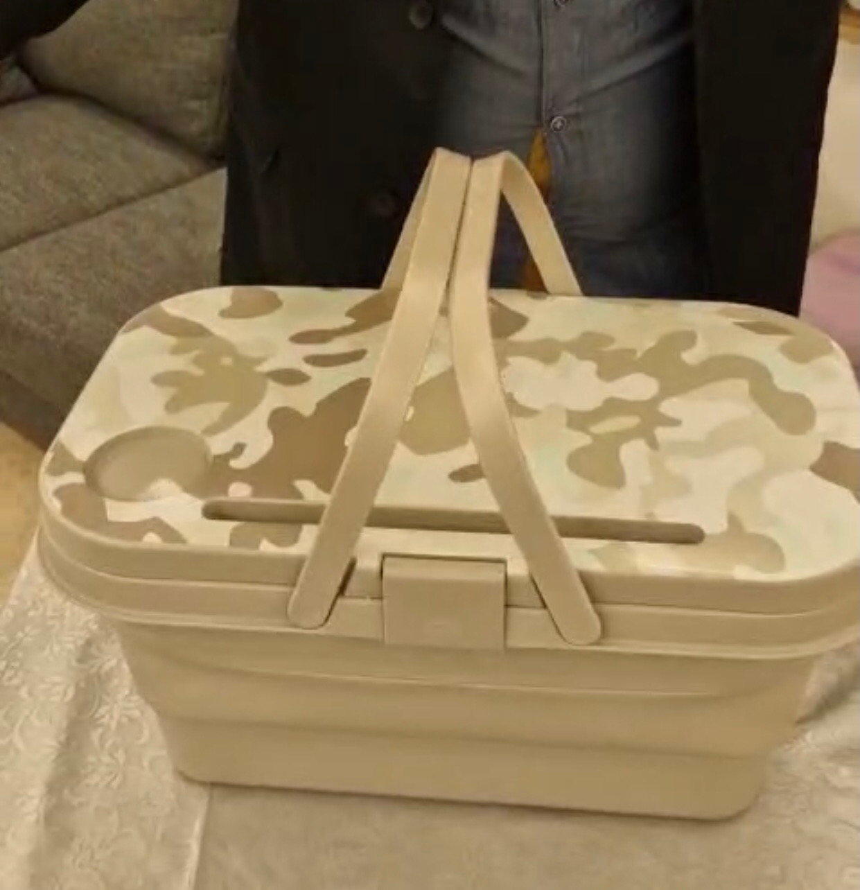 Folding Picnic Basket