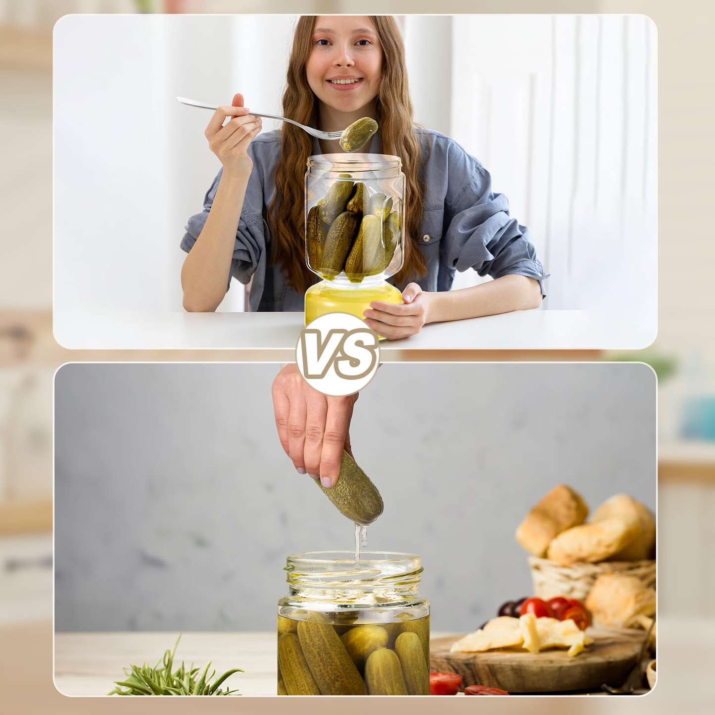 Olive Glass Flip Jar (900ml)