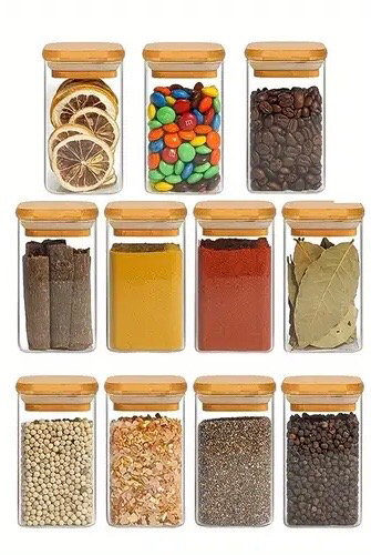 Square Glass Jar (200ML)