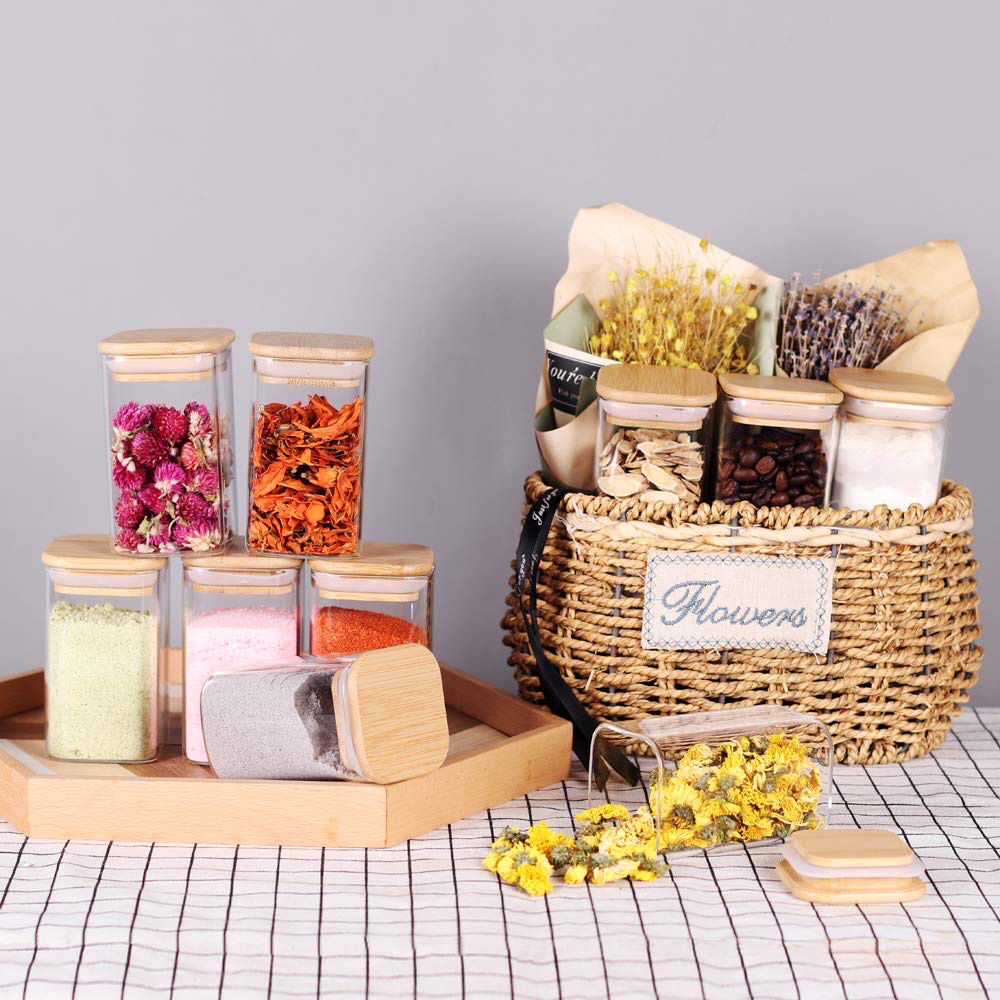 Square Glass Jar (200ML)