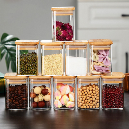 Square Glass Jar (200ML)
