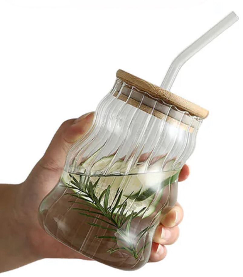 Wavy Glassware Cup (NG509)