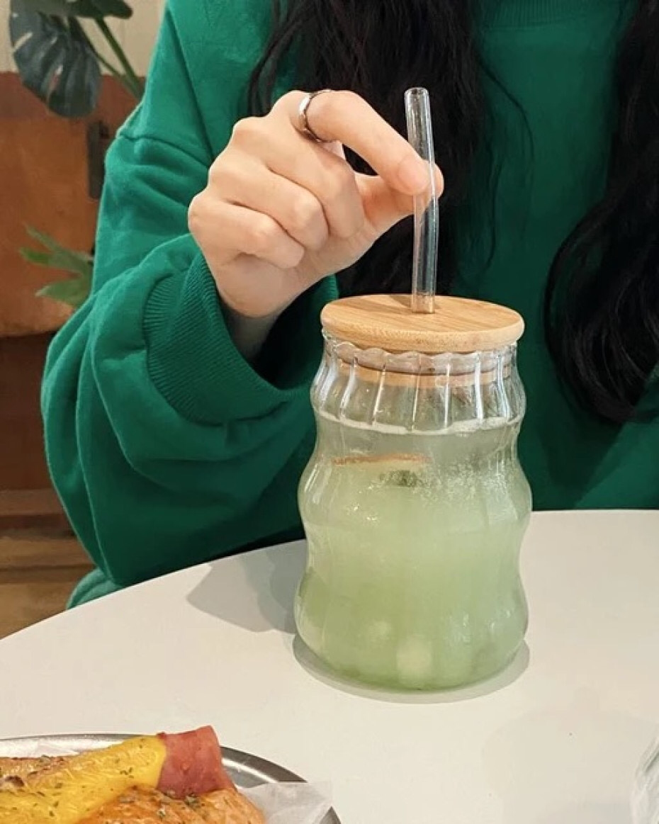 Wavy Glassware Cup (NG509)