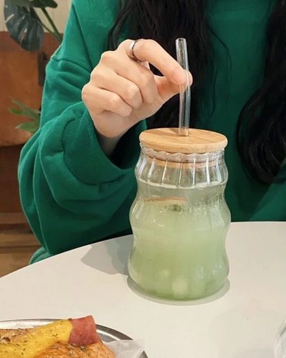 Wavy Glassware Cup (NG509)