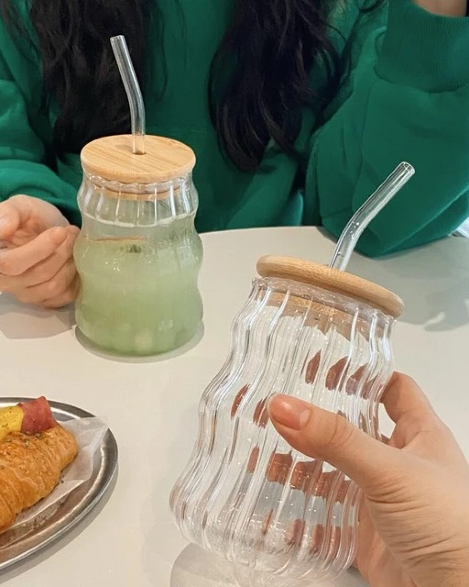 Wavy Glassware Cup (NG509)
